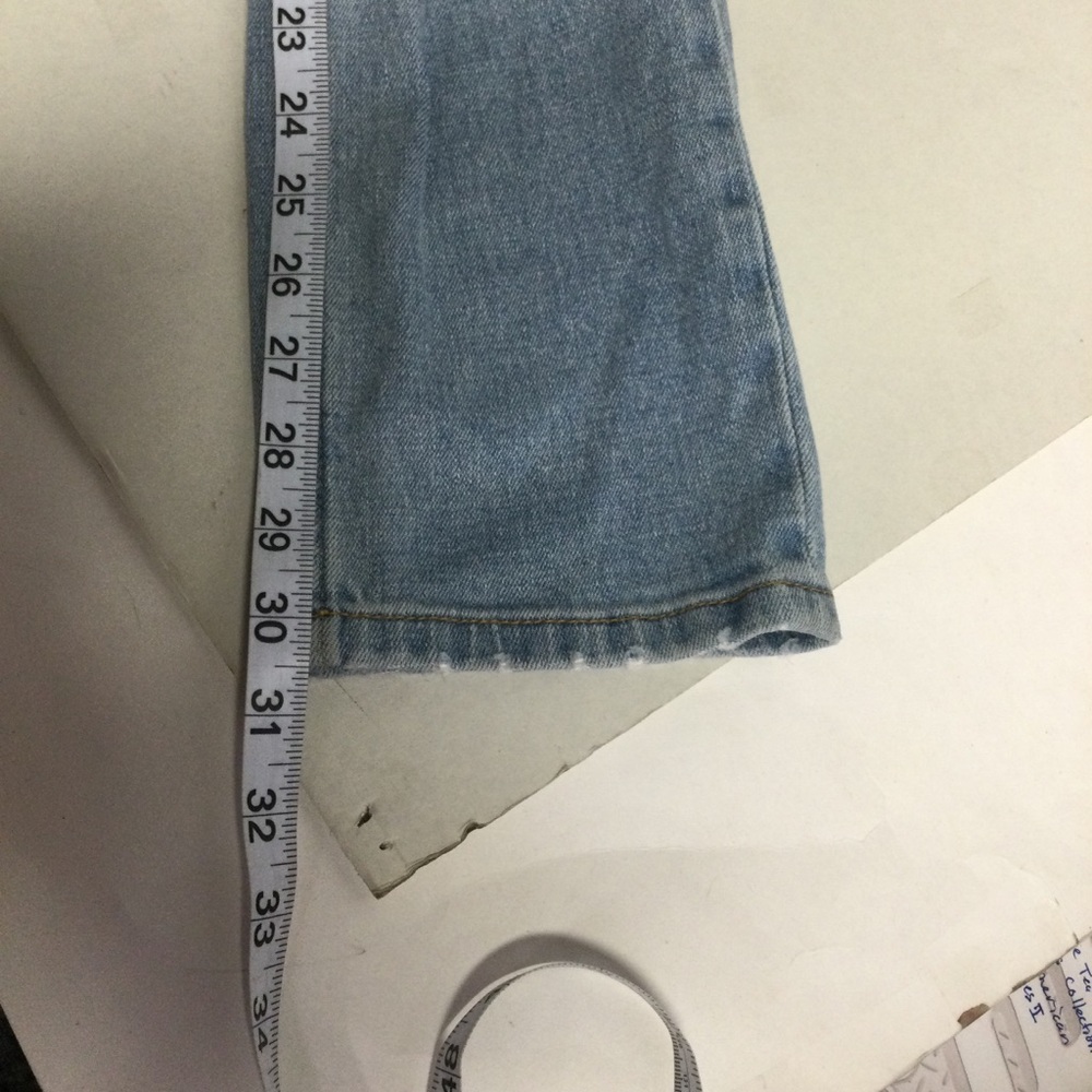 RSQ Mens Seattle Skinny Tapered Distressed Light Wash Blue Jeans Sz 30 - Picture 9 of 9